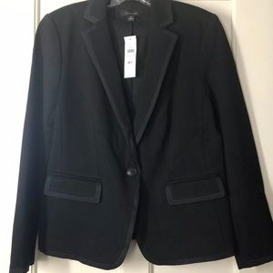Ann Taylor Tall Tipped Newbury Blazer Jacket 477329